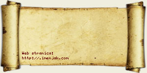 Anđelija Runjanin vizit kartica